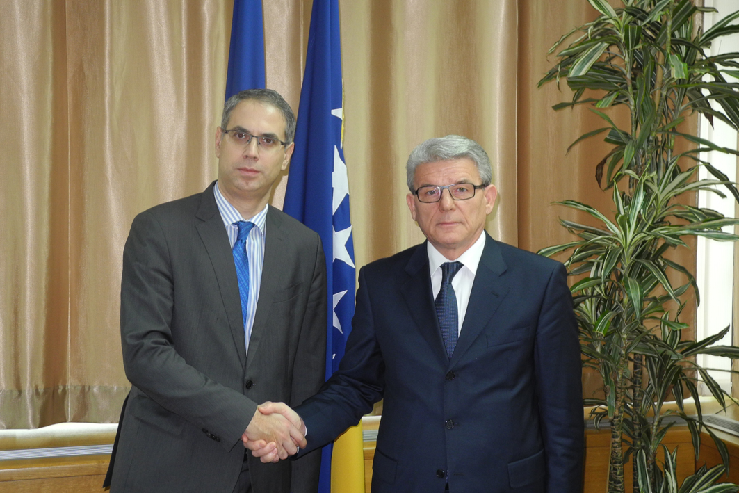Speaker of the House of Representatives of the Parliamentary Assembly of Bosnia and Herzegovina, Šefik Džaferović received the newly-appointed Head of Office of the Council of Europe in Bosnia and Herzegovina